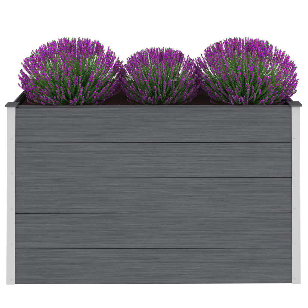 Plantenbak verhoogd 150x50x91 cm HKC grijs is nu te koop bij PeponiXL, paradijselijk wonen!
