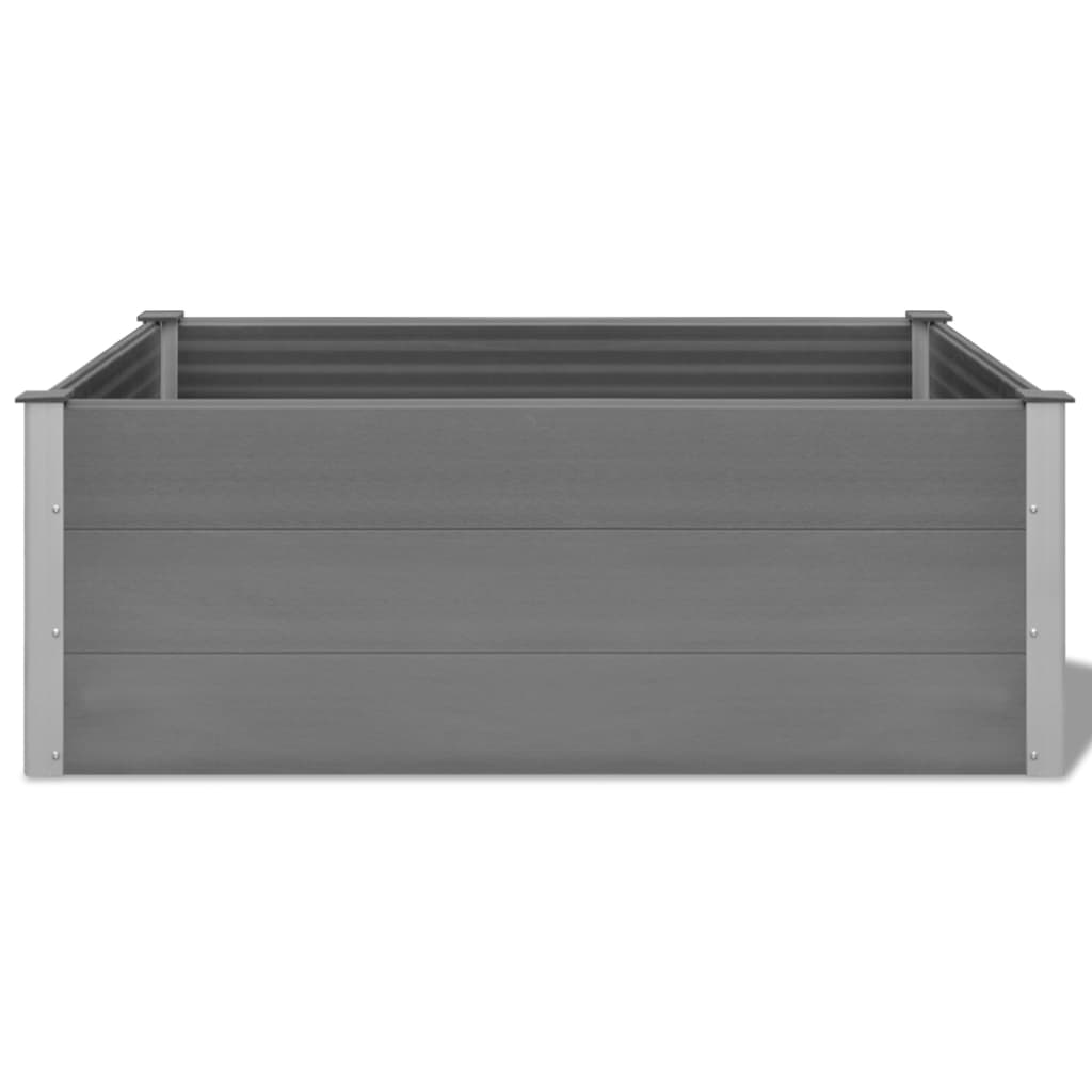 Plantenbak verhoogd 150x100x54 cm HKC grijs is nu te koop bij PeponiXL, paradijselijk wonen!