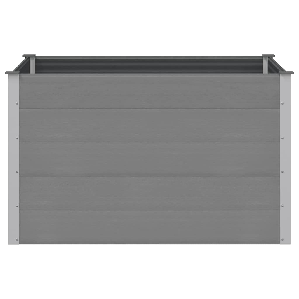 Plantenbak verhoogd 150x100x91 cm HKC grijs is nu te koop bij PeponiXL, paradijselijk wonen!