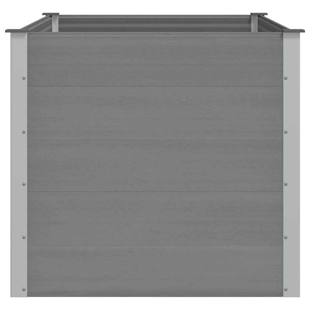 Plantenbak verhoogd 150x100x91 cm HKC grijs is nu te koop bij PeponiXL, paradijselijk wonen!