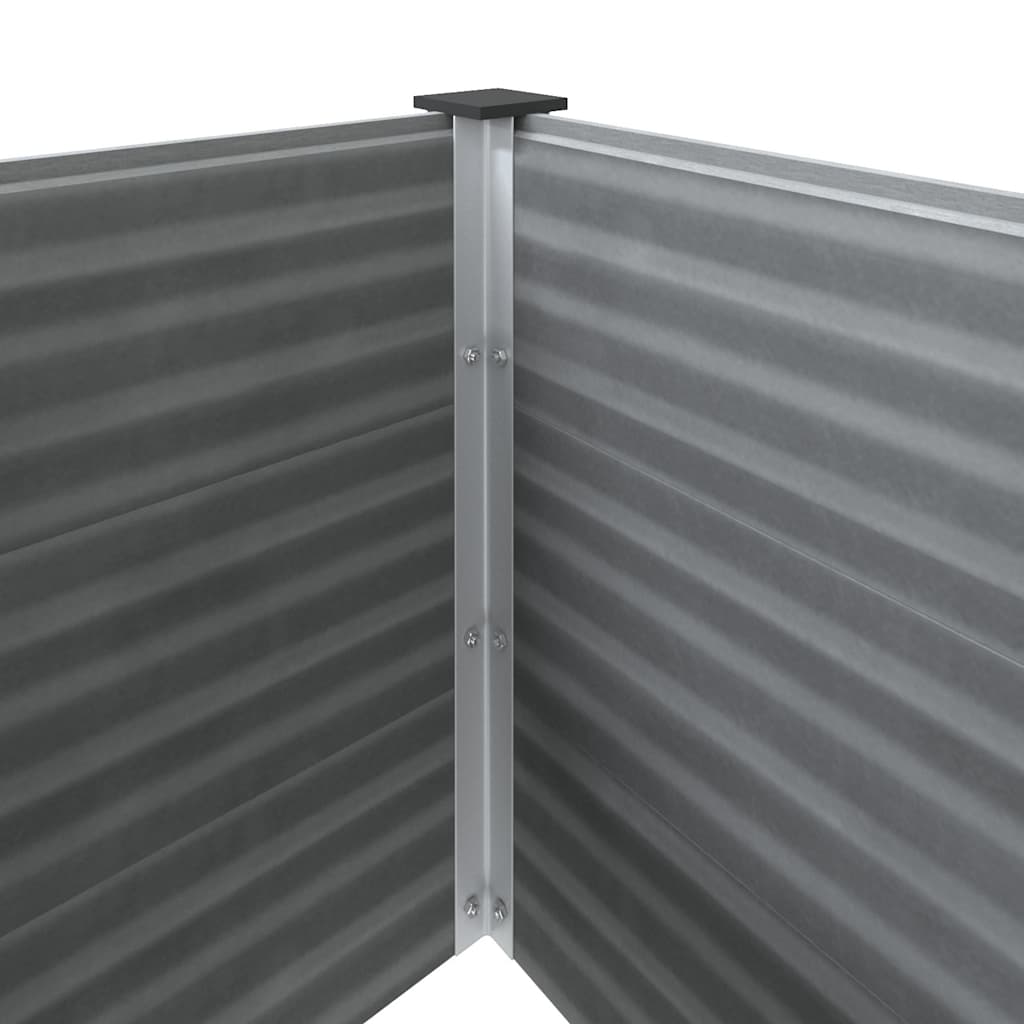 Plantenbak verhoogd 150x100x91 cm HKC grijs is nu te koop bij PeponiXL, paradijselijk wonen!