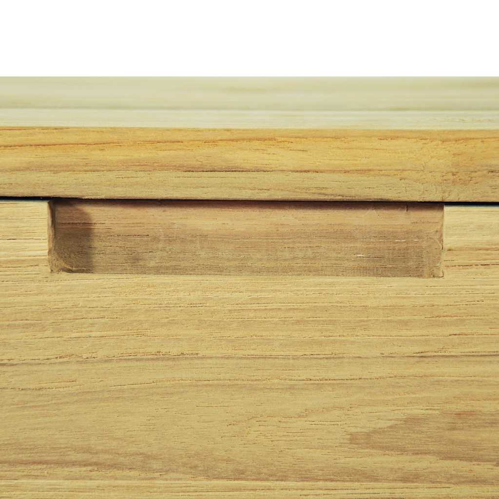 Wandtafel 120x35x76 cm massief teakhout is nu te koop bij PeponiXL, paradijselijk wonen!