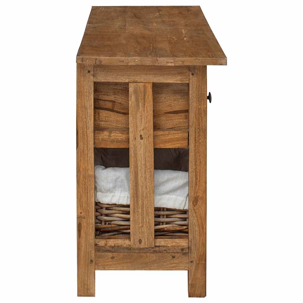 Dressoir 100x30x50 cm massief mahoniehout is nu te koop bij PeponiXL, paradijselijk wonen!