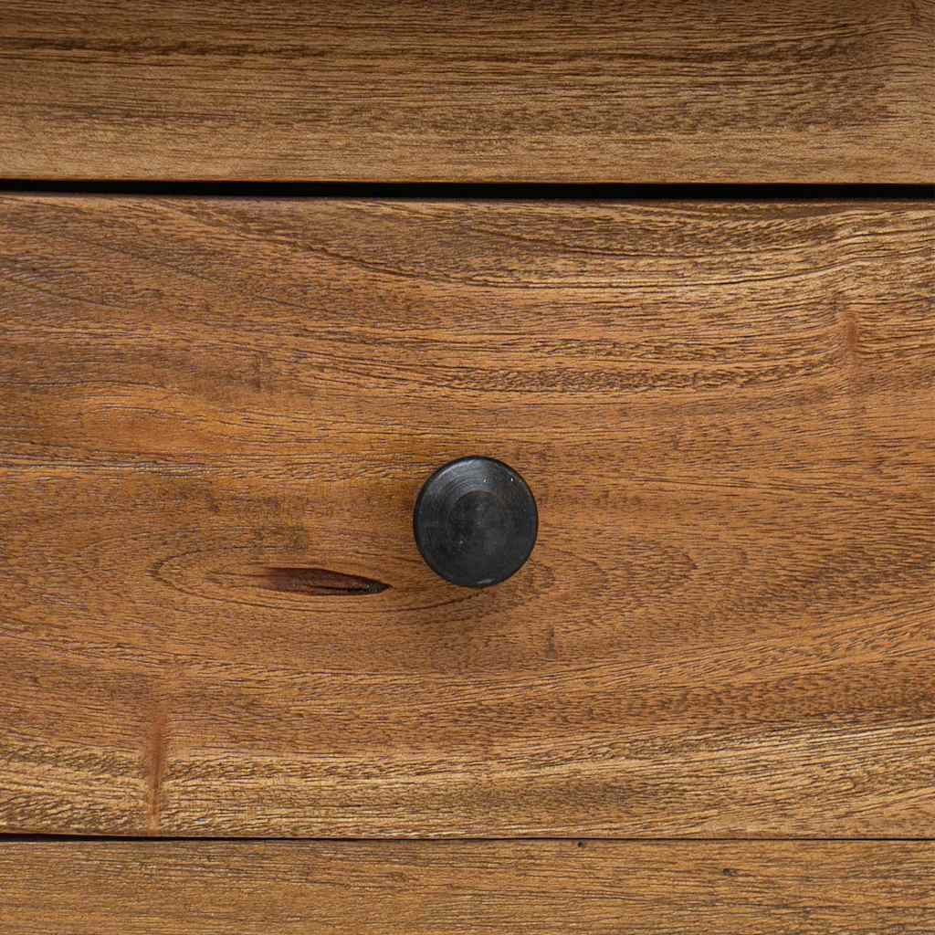 Dressoir 100x30x50 cm massief mahoniehout is nu te koop bij PeponiXL, paradijselijk wonen!