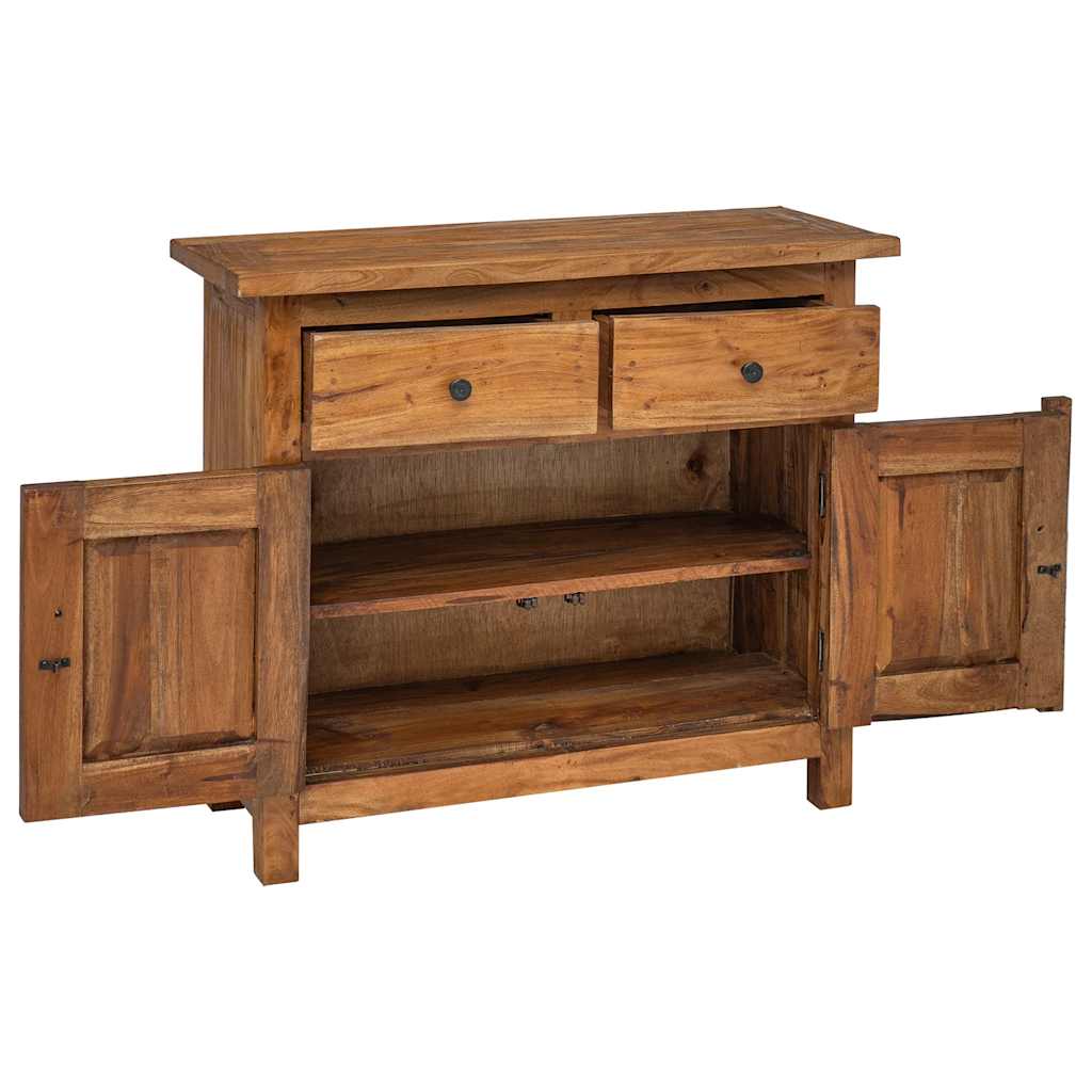Dressoir 75x30x65 cm massief mahoniehout is nu te koop bij PeponiXL, paradijselijk wonen!