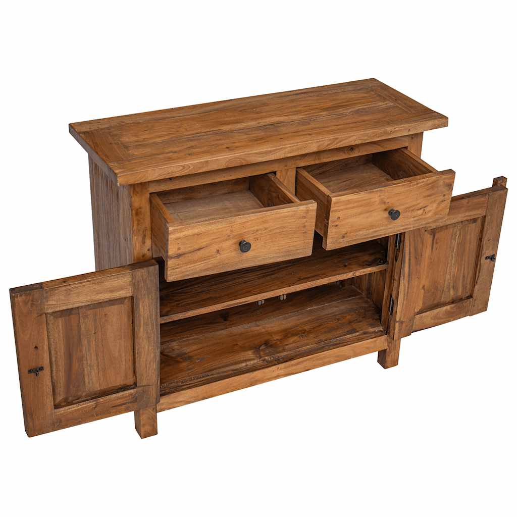 Dressoir 75x30x65 cm massief mahoniehout is nu te koop bij PeponiXL, paradijselijk wonen!