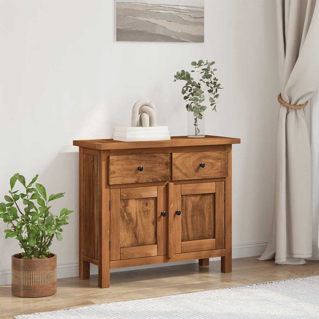 Dressoir 75x30x65 cm massief mahoniehout is nu te koop bij PeponiXL, paradijselijk wonen!