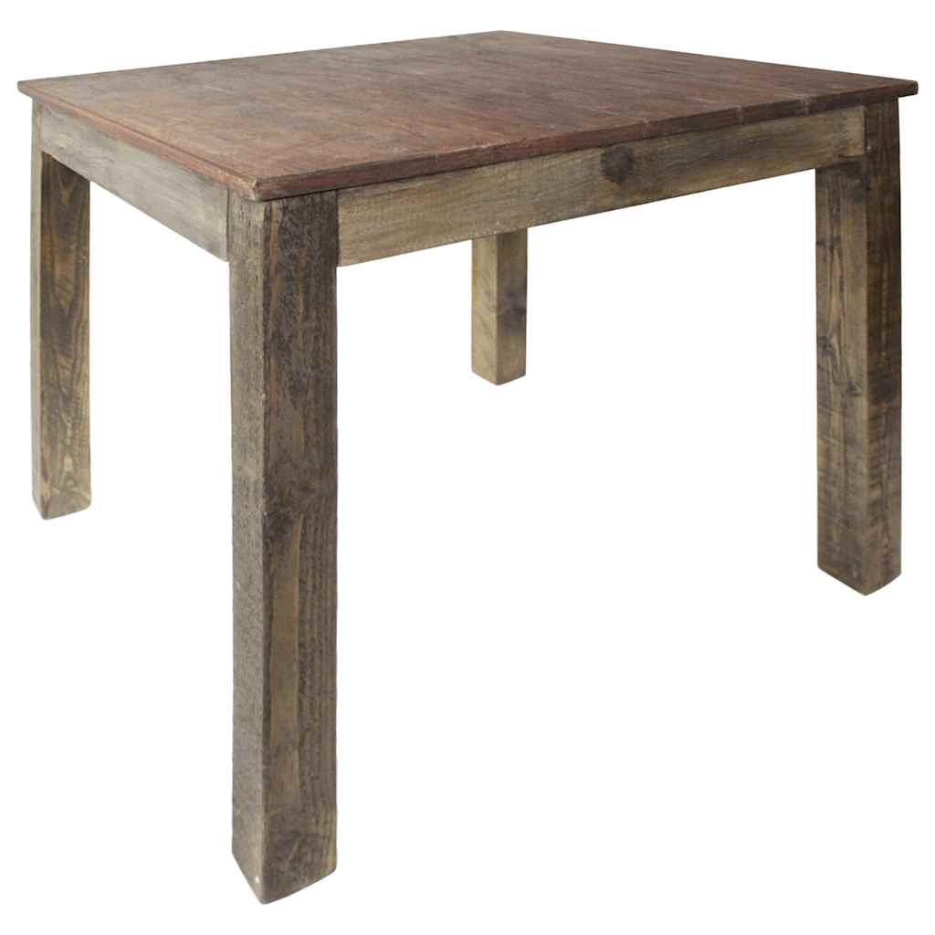 Eettafel 82x80x76 cm gemengd gerecycled hout is nu te koop bij PeponiXL, paradijselijk wonen!