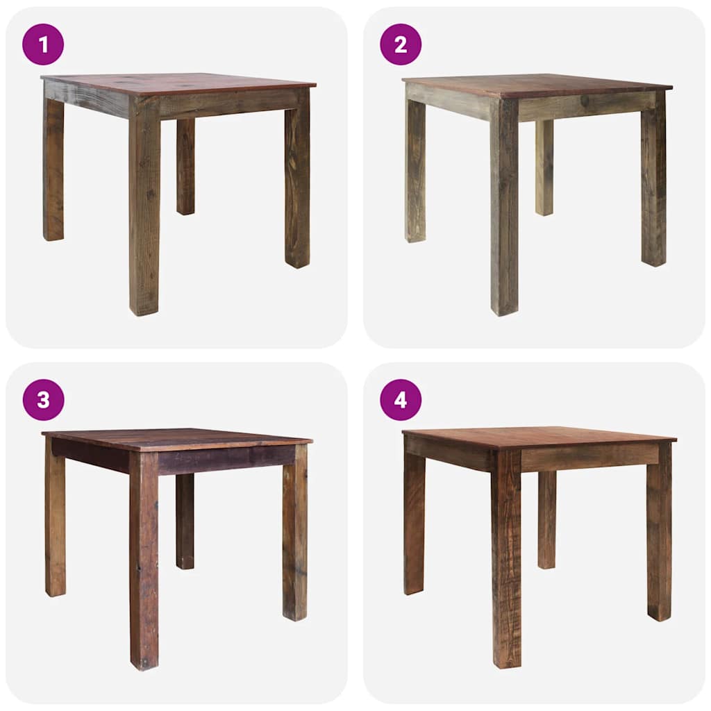 Eettafel 82x80x76 cm gemengd gerecycled hout is nu te koop bij PeponiXL, paradijselijk wonen!