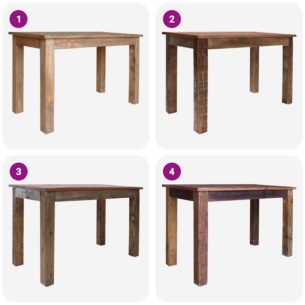 Eettafel 120x60x77 cm massief mahoniehout is nu te koop bij PeponiXL, paradijselijk wonen!