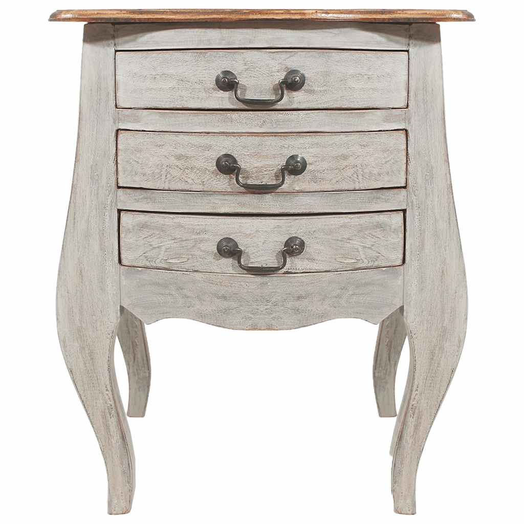 Nachtkastje 48x35x64 cm massief mahoniehout is nu te koop bij PeponiXL, paradijselijk wonen!