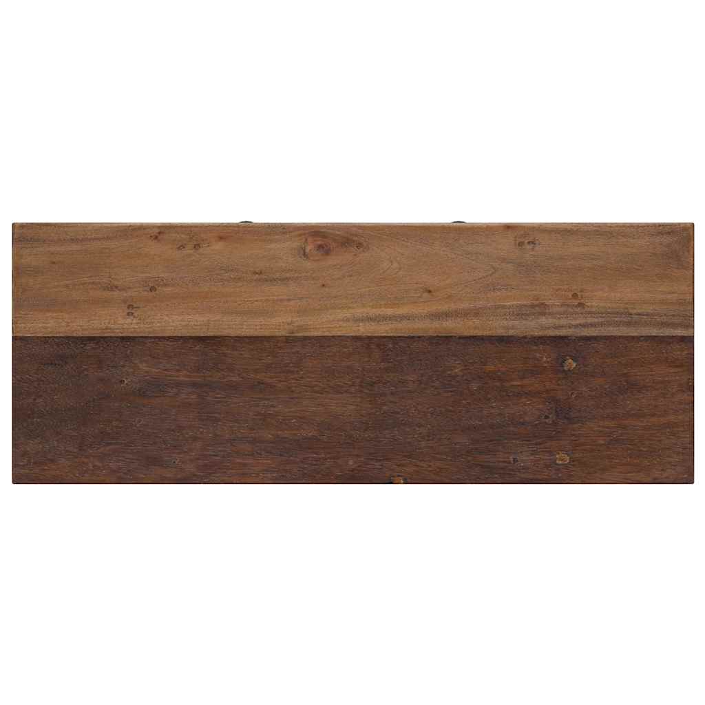 Wandtafel 80x35x80 cm gemengd gerecycled hout is nu te koop bij PeponiXL, paradijselijk wonen!