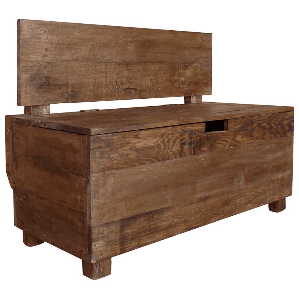 Bank 86x40x60 cm massief mahoniehout is nu te koop bij PeponiXL, paradijselijk wonen!