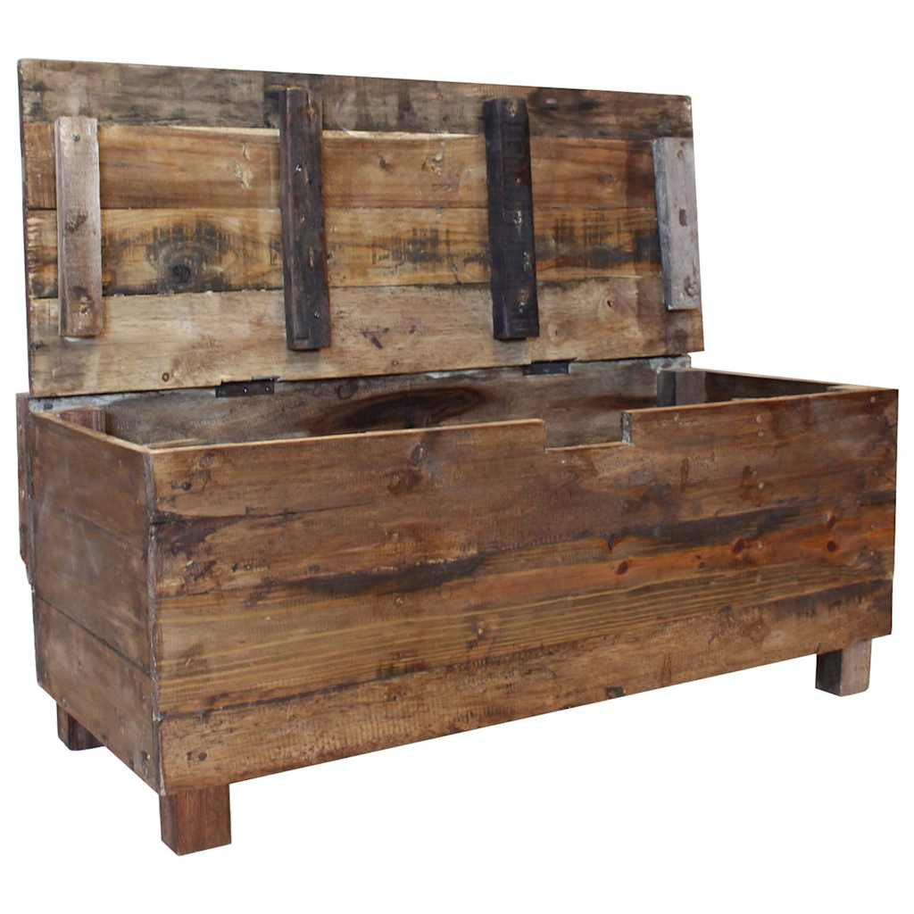 Bank 86x40x60 cm massief mahoniehout is nu te koop bij PeponiXL, paradijselijk wonen!