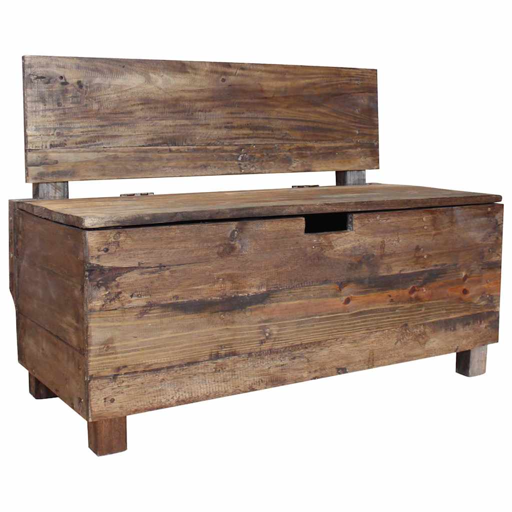 Bank 86x40x60 cm massief mahoniehout is nu te koop bij PeponiXL, paradijselijk wonen!