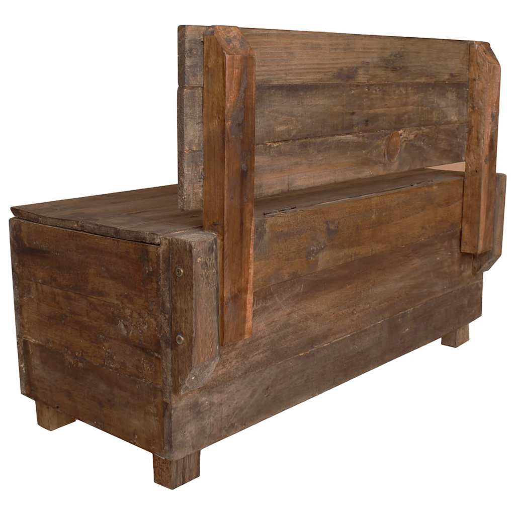 Bank 86x40x60 cm massief mahoniehout is nu te koop bij PeponiXL, paradijselijk wonen!