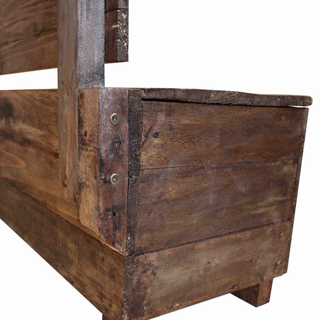 Bank 86x40x60 cm massief mahoniehout is nu te koop bij PeponiXL, paradijselijk wonen!