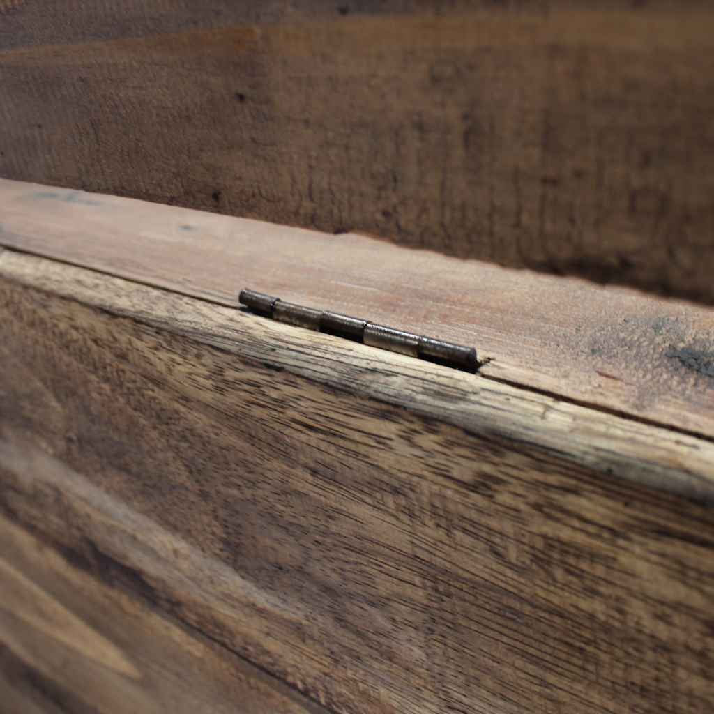 Bank 86x40x60 cm massief mahoniehout is nu te koop bij PeponiXL, paradijselijk wonen!