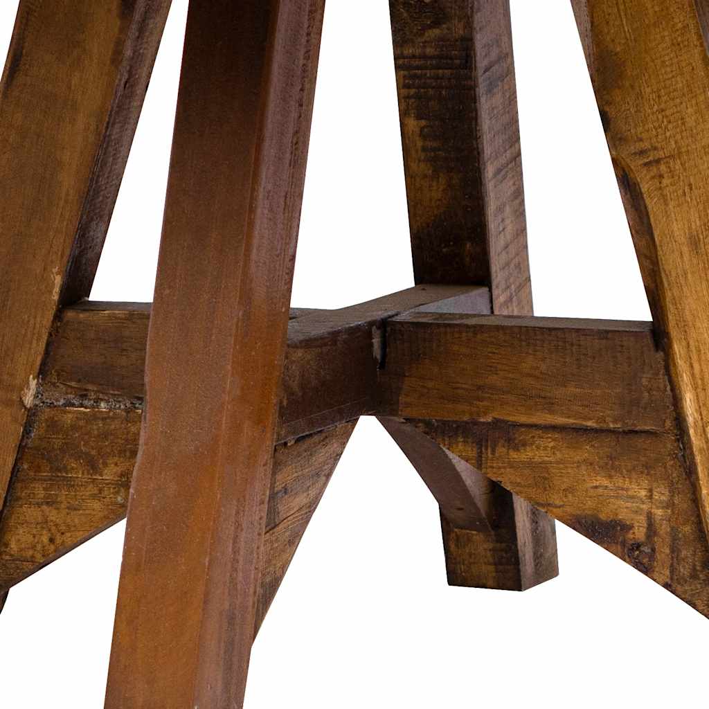 Salontafel 60x45 cm gemengd gerecycled hout zilver is nu te koop bij PeponiXL, paradijselijk wonen!