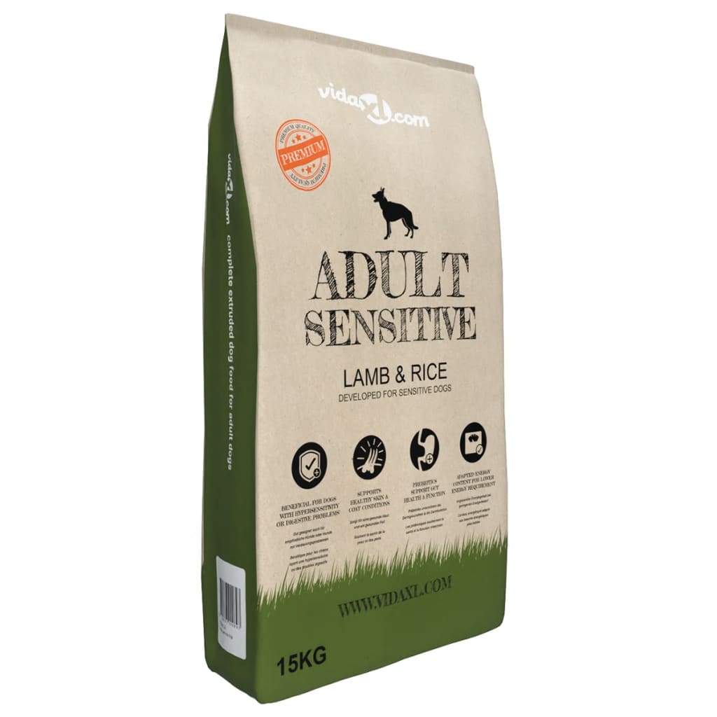 Premium hondenvoer droog Adult Sensitive Lamb & Rice 15kg is nu te koop bij PeponiXL, paradijselijk wonen!