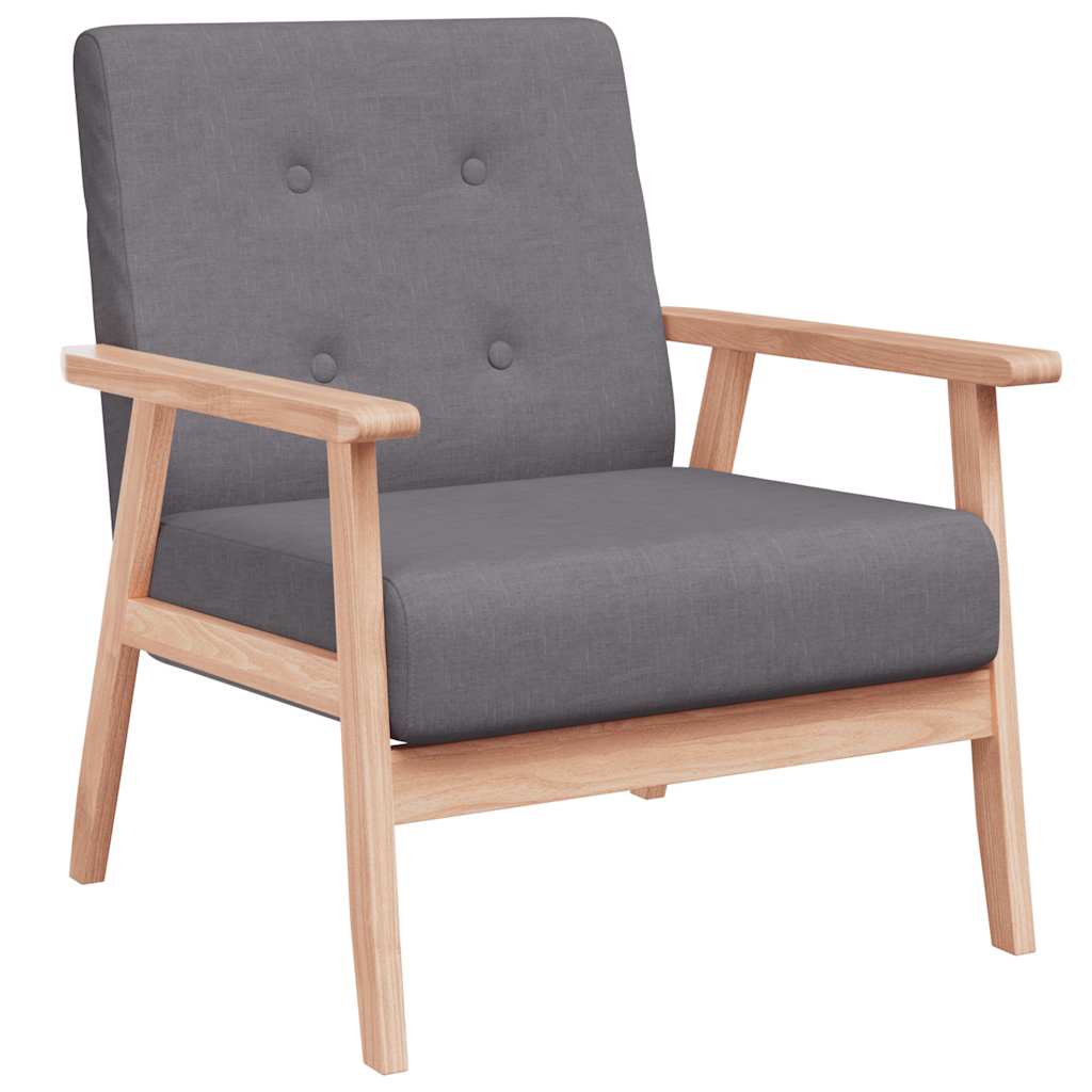 Fauteuil stof donkergrijs is nu te koop bij PeponiXL, paradijselijk wonen!