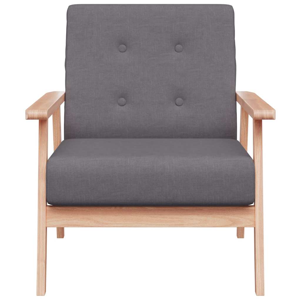 Fauteuil stof donkergrijs is nu te koop bij PeponiXL, paradijselijk wonen!