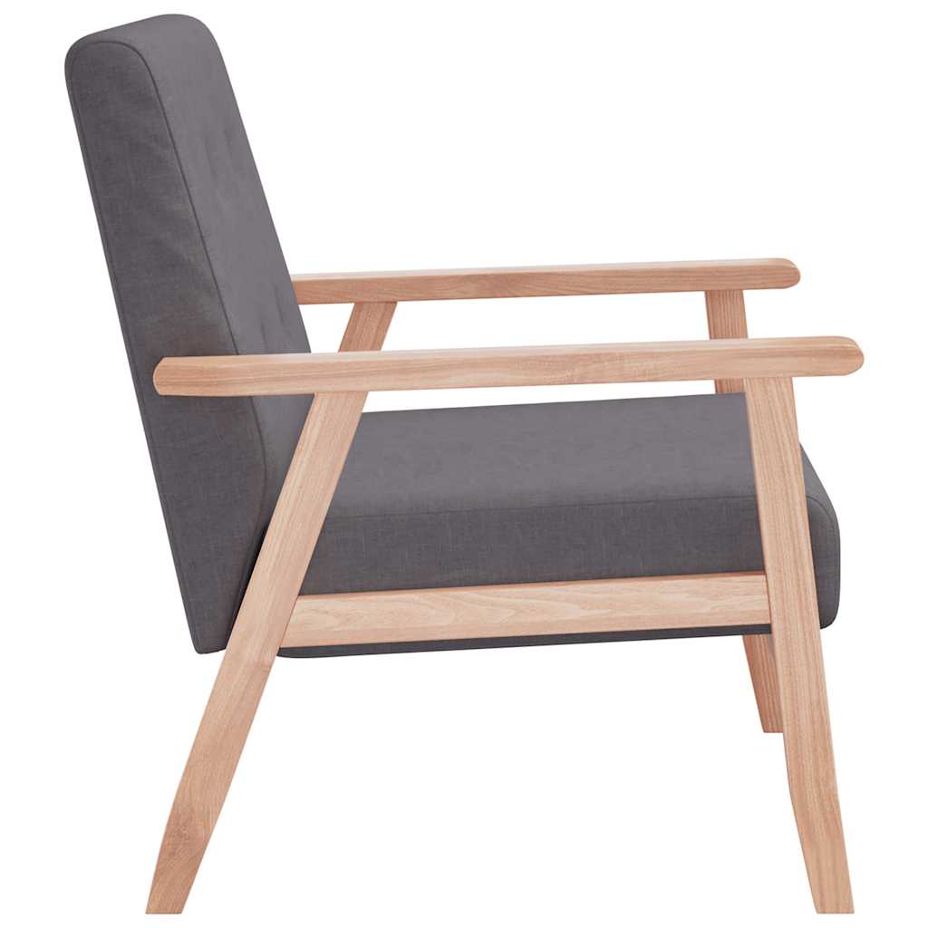 Fauteuil stof donkergrijs is nu te koop bij PeponiXL, paradijselijk wonen!