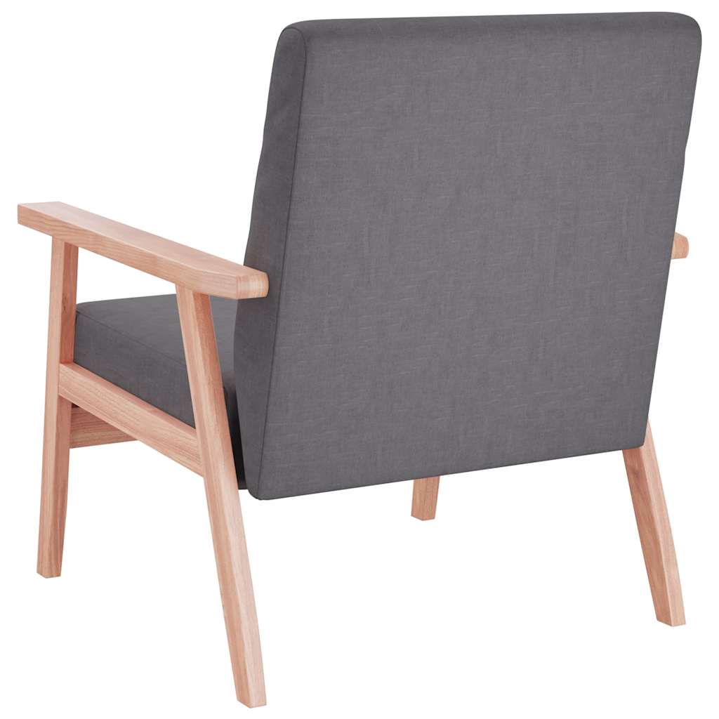 Fauteuil stof donkergrijs is nu te koop bij PeponiXL, paradijselijk wonen!