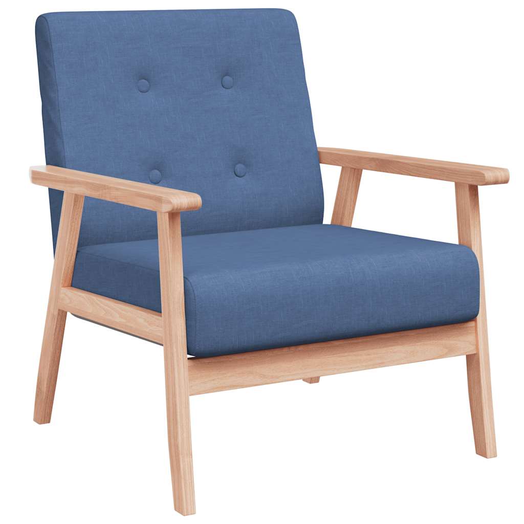 Fauteuil stof blauw is nu te koop bij PeponiXL, paradijselijk wonen!
