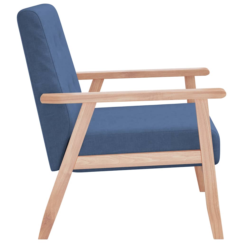 Fauteuil stof blauw is nu te koop bij PeponiXL, paradijselijk wonen!