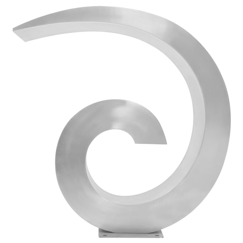 Zwembadfontein 50x30x53 cm roestvrij staal zilverkleurig is nu te koop bij PeponiXL, paradijselijk wonen!