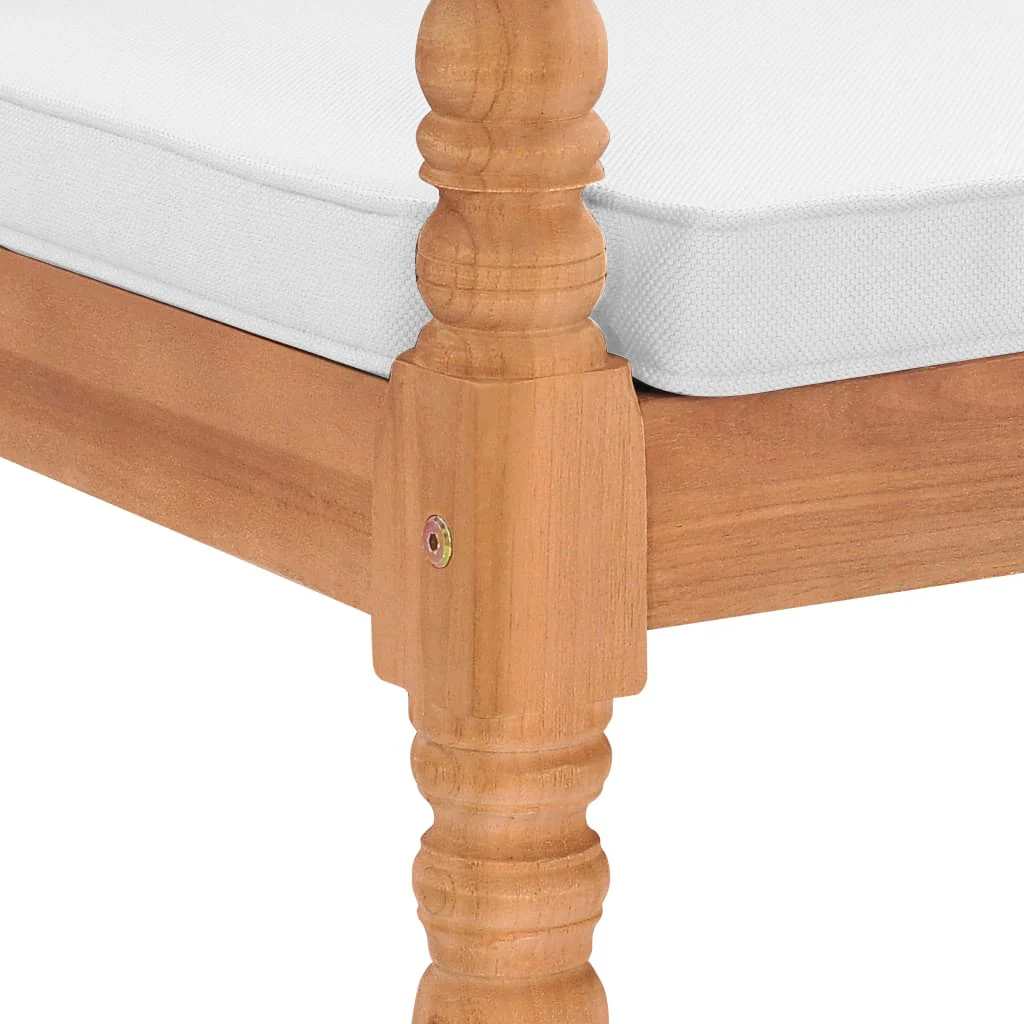 Stoelen Batavia 2 st met kussens massief teakhout is nu te koop bij PeponiXL, paradijselijk wonen!