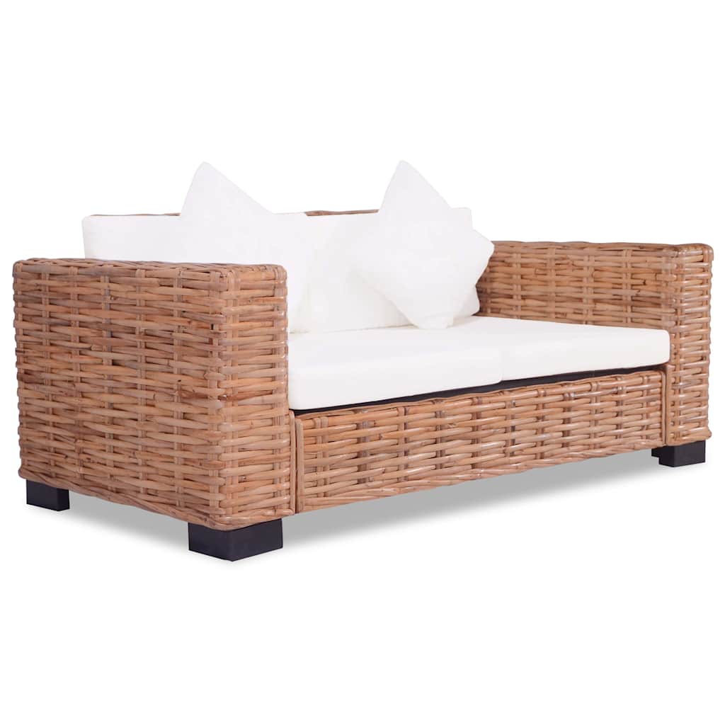 15-delig Bankstel natuurlijk rattan is nu te koop bij PeponiXL, paradijselijk wonen!