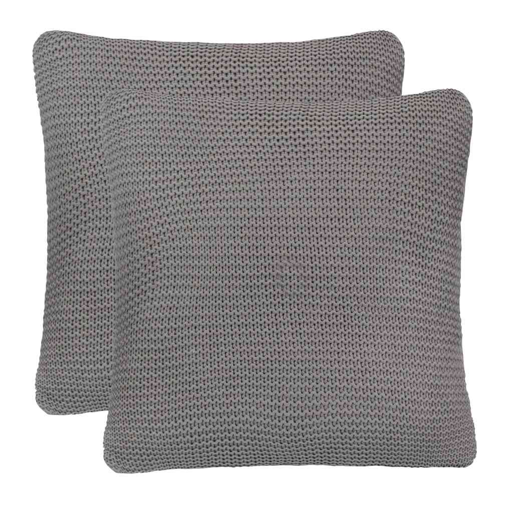 Plaid kussen Basketweave met kussen Grijs Katoen is nu te koop bij PeponiXL, paradijselijk wonen!