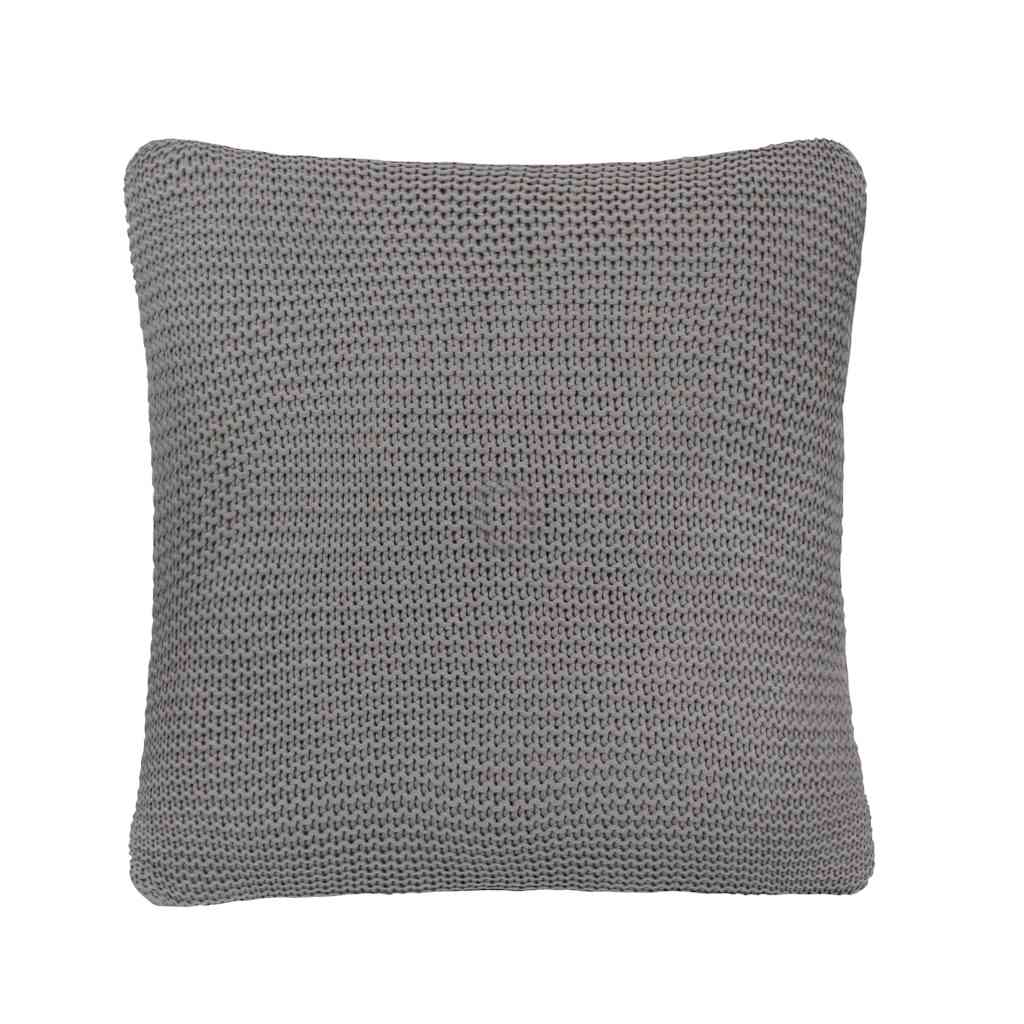 Plaid kussen Basketweave met kussen Grijs Katoen is nu te koop bij PeponiXL, paradijselijk wonen!