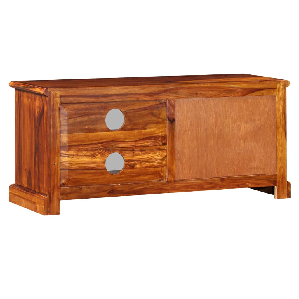 Tv-meubel 90x30x40 cm massief acaciahout is nu te koop bij PeponiXL, paradijselijk wonen!