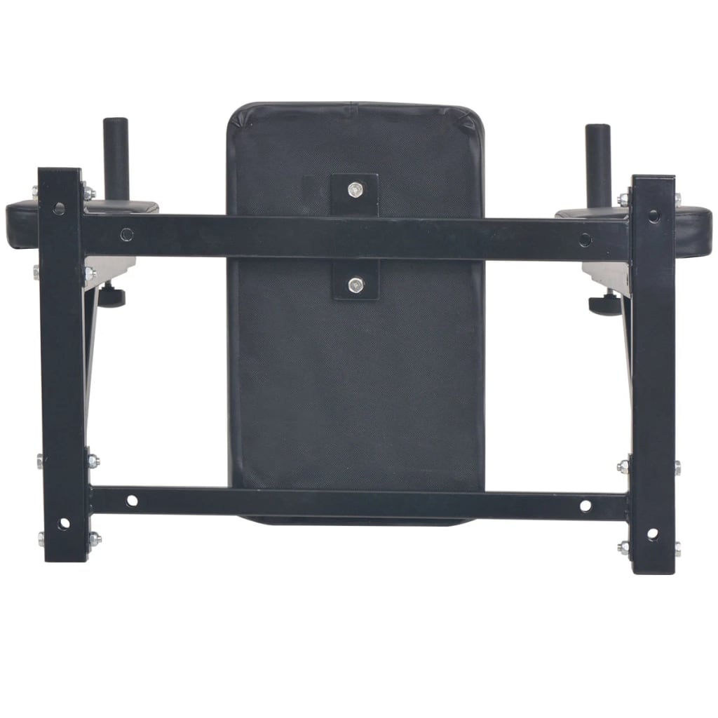 Dipstation fitnessapparaat wandgemonteerd zwart is nu te koop bij PeponiXL, paradijselijk wonen!