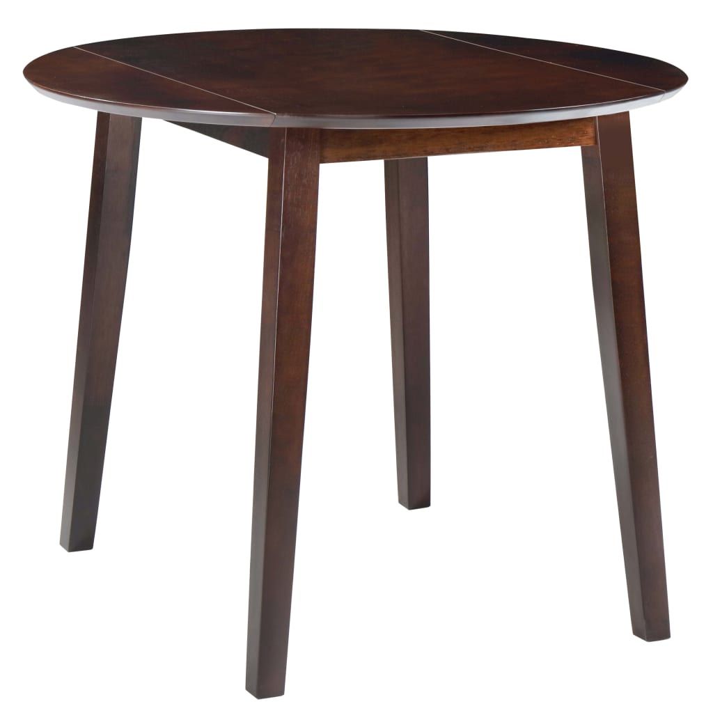 Eettafel inklapbaar rond MDF bruin is nu te koop bij PeponiXL, paradijselijk wonen!