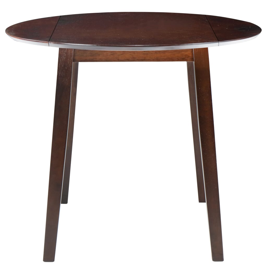 Eettafel inklapbaar rond MDF bruin is nu te koop bij PeponiXL, paradijselijk wonen!