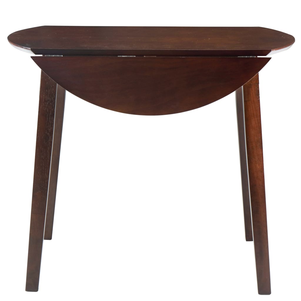Eettafel inklapbaar rond MDF bruin is nu te koop bij PeponiXL, paradijselijk wonen!