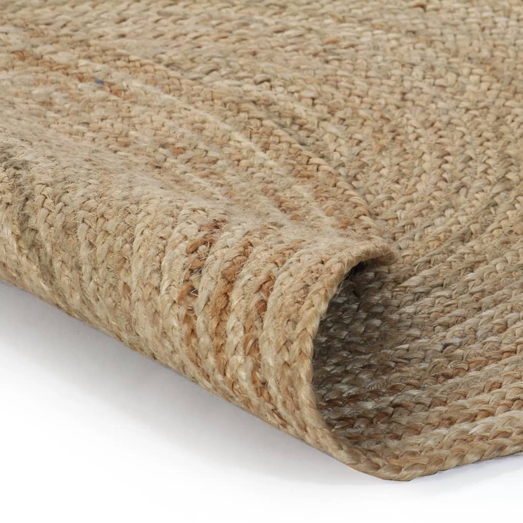 Tapijt rond 150 cm gevlochten jute is nu te koop bij PeponiXL, paradijselijk wonen!