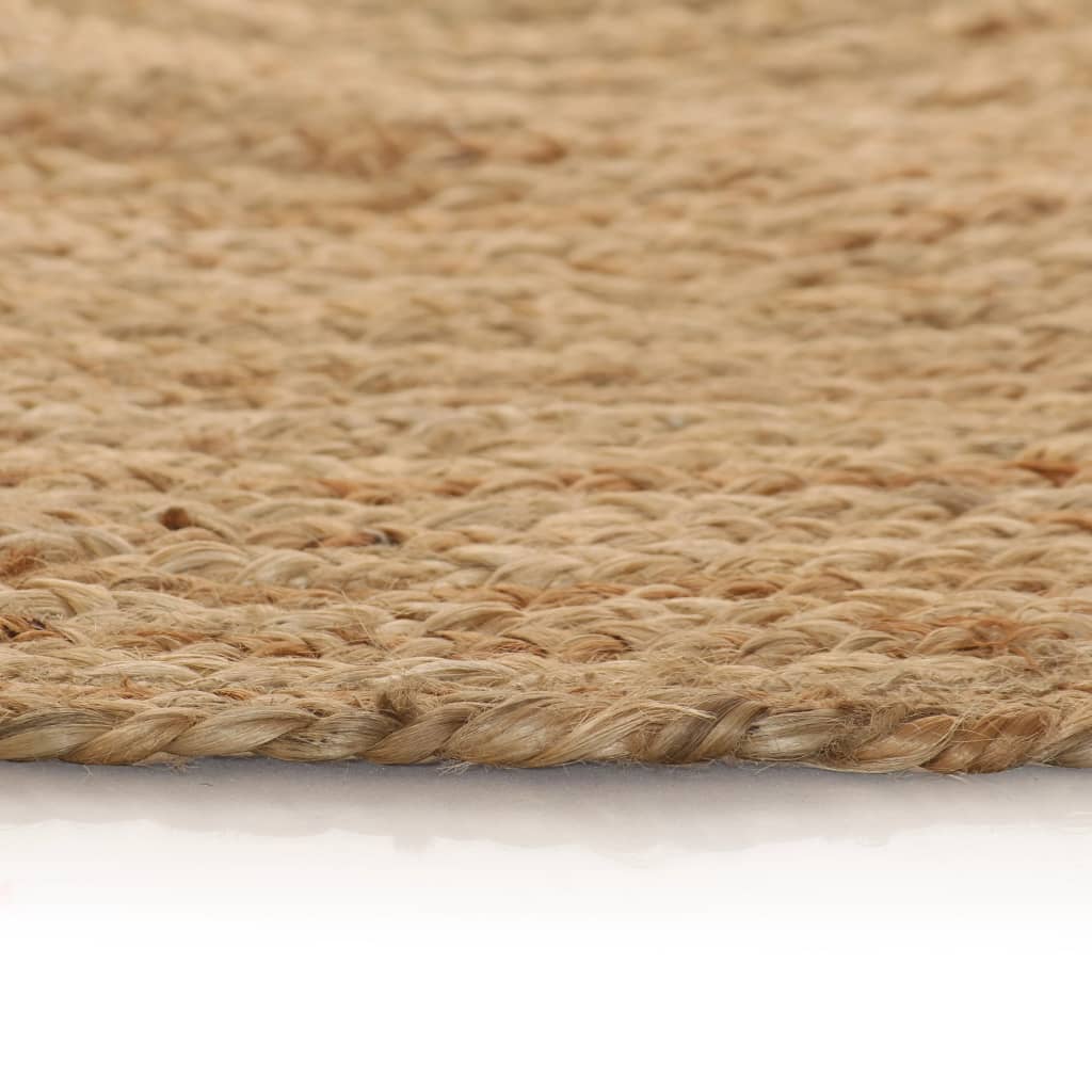 Tapijt rond 150 cm gevlochten jute is nu te koop bij PeponiXL, paradijselijk wonen!