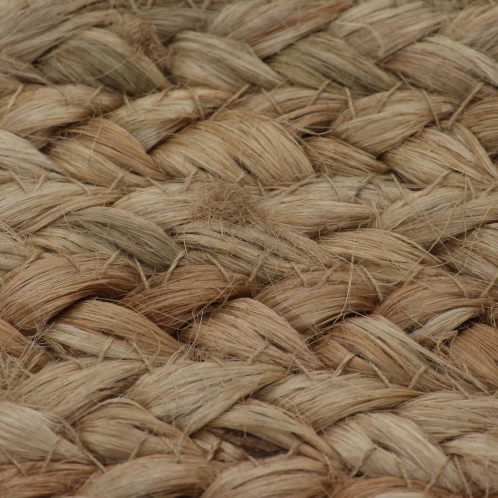 Tapijt rond 150 cm gevlochten jute is nu te koop bij PeponiXL, paradijselijk wonen!
