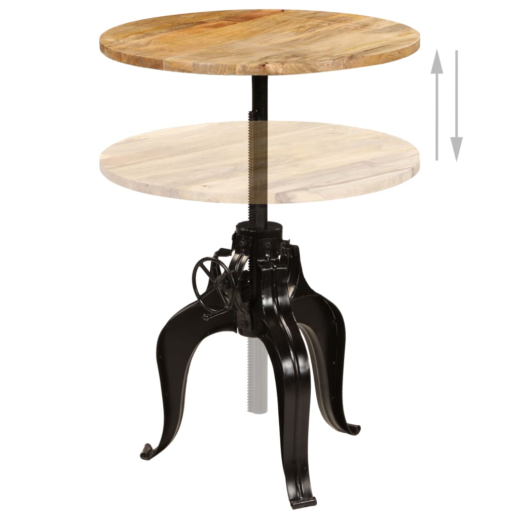 Bartafel 75x(76-110) cm massief mangohout is nu te koop bij PeponiXL, paradijselijk wonen!