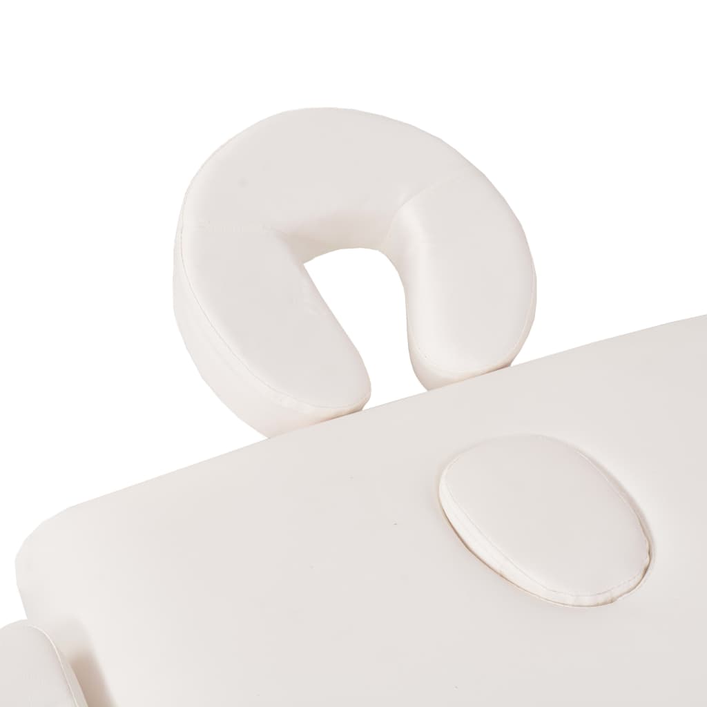Massagetafel- en krukset inklapbaar 2 zones 10 cm dik wit is nu te koop bij PeponiXL, paradijselijk wonen!