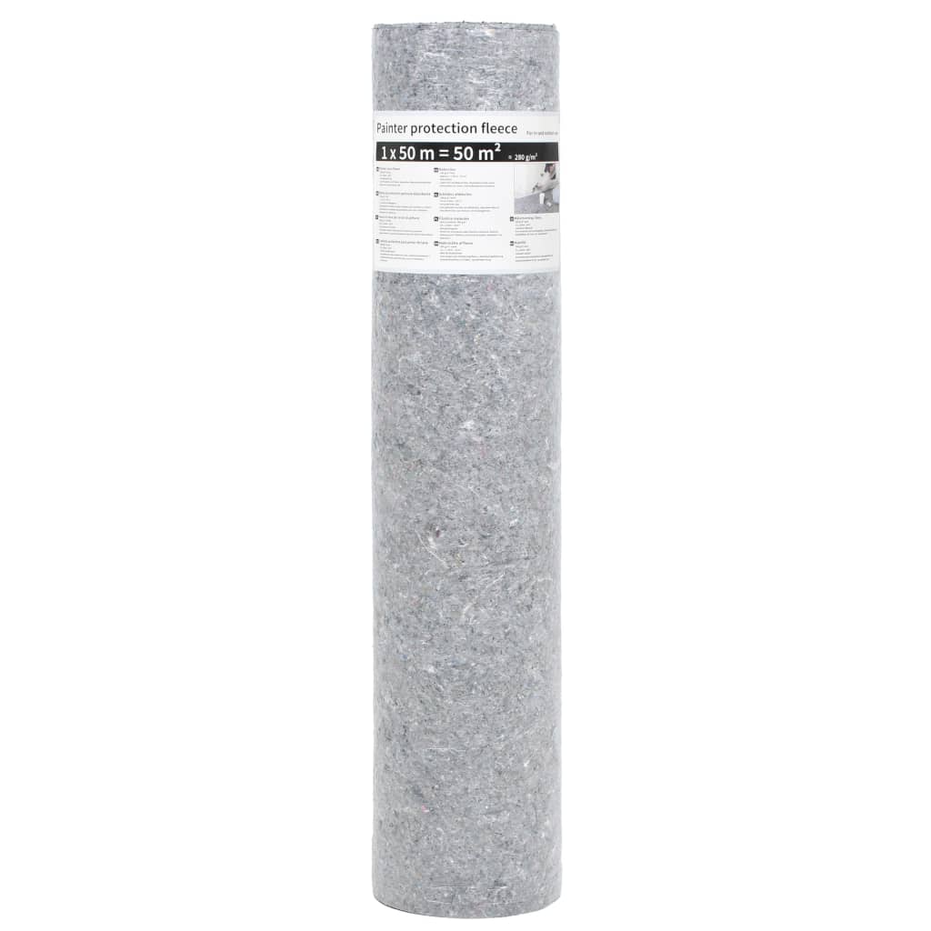 Schildersvlies anti-slip 50 m 280 g/m² grijs 2 st is nu te koop bij PeponiXL, paradijselijk wonen!