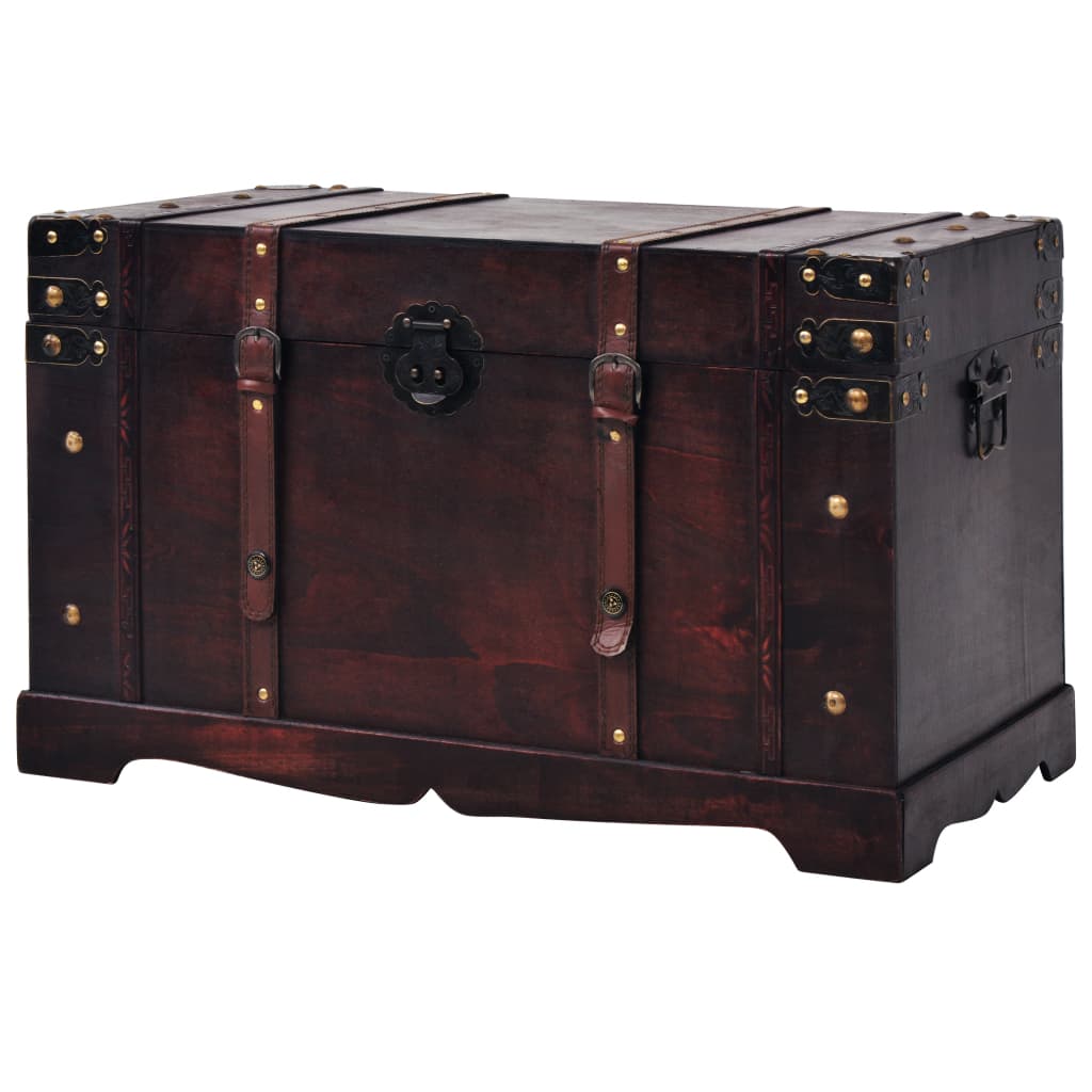 Schatkist vintage stijl 66x38x40 cm hout is nu te koop bij PeponiXL, paradijselijk wonen!