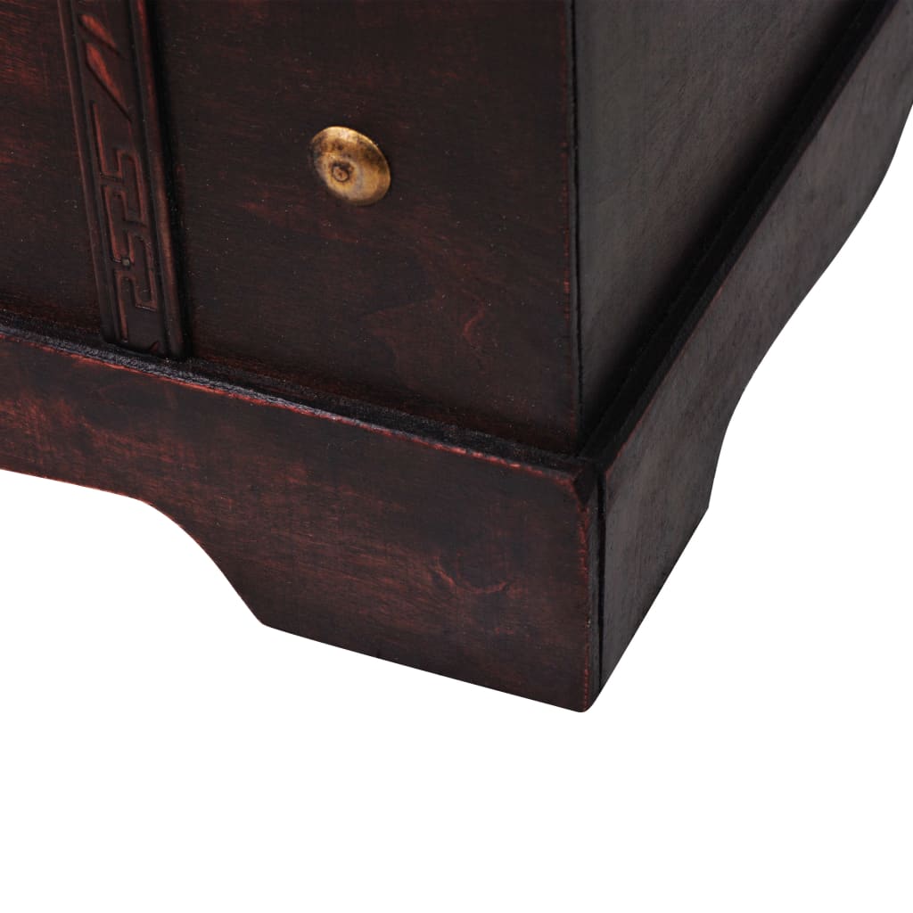 Schatkist vintage stijl 66x38x40 cm hout is nu te koop bij PeponiXL, paradijselijk wonen!