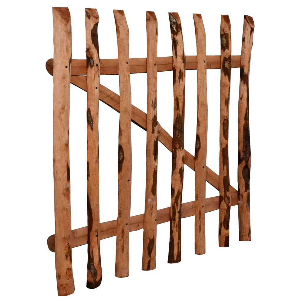 Poort enkel 100x90 cm geïmpregneerd hazelaarhout is nu te koop bij PeponiXL, paradijselijk wonen!