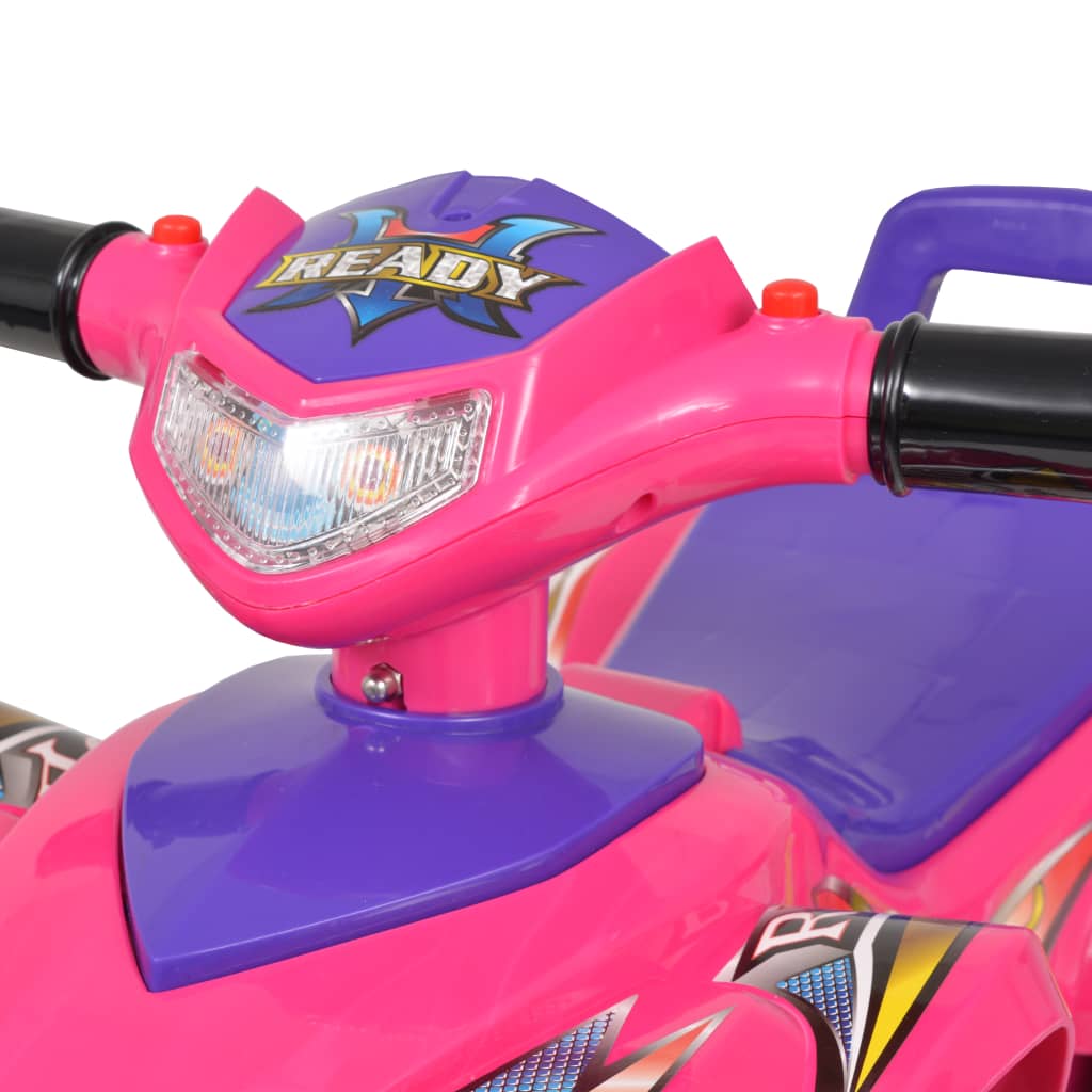 Loopquad met licht en geluid roze en paars is nu te koop bij PeponiXL, paradijselijk wonen!